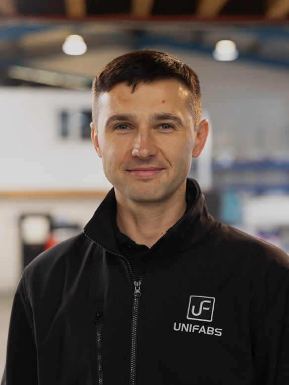 Unifabs  Production Director Jarek Gasiorek Headshot