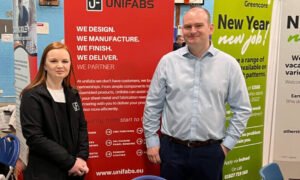 Unifabs at local Nuneaton Job fair recruiting Apprentices